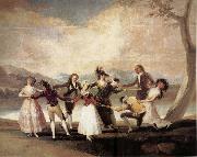 Francisco Goya La Gallina Ciega Sweden oil painting artist